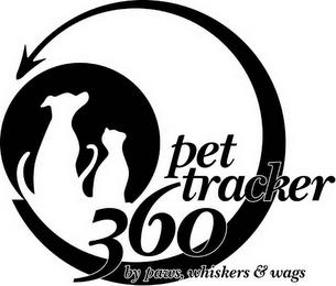 PET TRACKER 360 BY PAWS, WHISKERS & WAGS logo