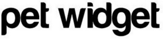 PET WIDGET logo