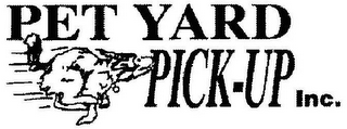 PET YARD PICK-UP, INC. logo