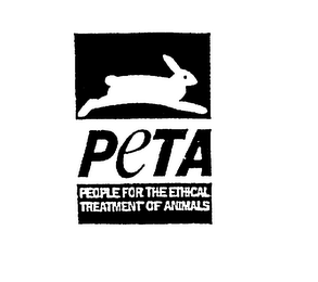 PETA PEOPLE FOR THE ETHICAL TREATMENT OF ANIMALS logo