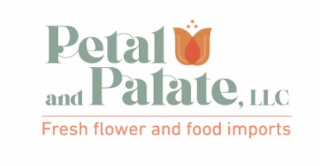 PETAL AND PALATE, LLC FRESH FLOWER AND FOOD IMPORTS logo