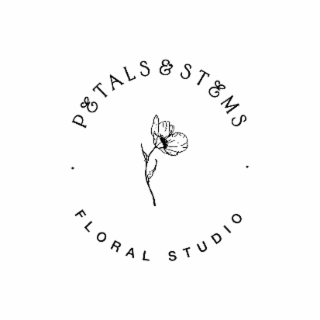 PETALS & STEMS · FLORAL STUDIO · logo