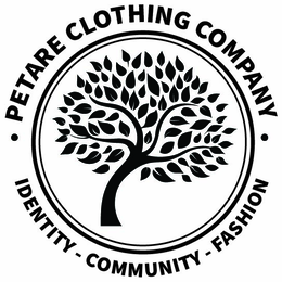 • PETARE CLOTHING COMPANY • IDENTITY  -  COMMUNITY  -  FASHION logo