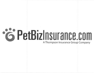 PETBIZINSURANCE.COM A THOMPSON INSURANCE GROUP COMPANY logo