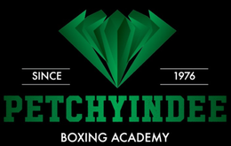 PETCHYINDEE BOXING ACADEMY SINCE 1976 logo