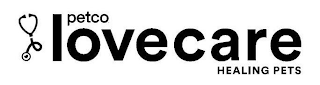 PETCO LOVE CARE HEALING PETS logo