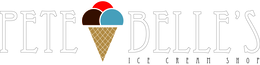 PETE BELLE'S ICE CREAM SHOP logo