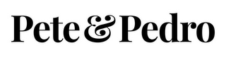 PETE & PEDRO logo