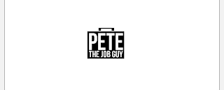 PETE THE JOB GUY logo