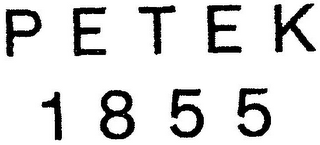 PETEK 1855 logo