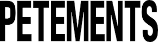 PETEMENTS logo