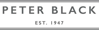 PETER BLACK EST. 1947 logo