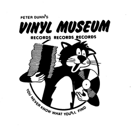 PETER DUNN'S VINYL MUSEUM RECORDS YOU NEVER KNOW WHAT YOU'LL FIND. logo
