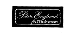 PETER ENGLAND FOR RICHMAN logo