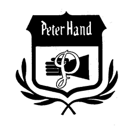 PETER HAND logo