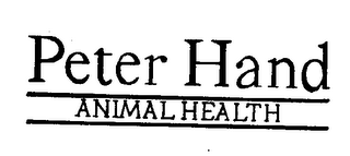PETER HAND ANIMAL HEALTH logo