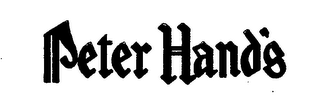 PETER HAND'S logo