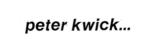 PETER KWICK... logo