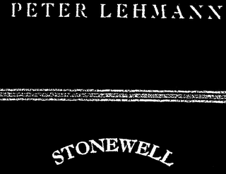 PETER LEHMANN - STONEWELL logo