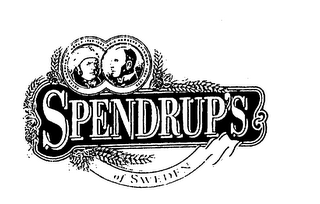 PETER MATHIAS SPENDRUP 1747 - 1827 LOUIS HERBERT SPENDRUP 1886 - 1972 SPENDRUP'S OF SWEDEN logo