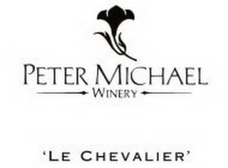 PETER MICHAEL WINERY 'LE CHEVALIER' logo