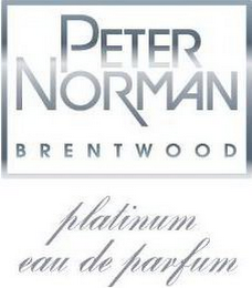 PETER NORMAN BRENTWOOD PLATINUM EAU DE PARFUM logo