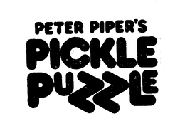 PETER PIPER'S PICKLE PUZZLE logo