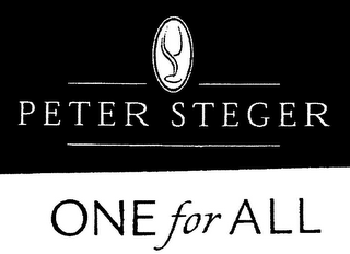 PETER STEGER ONE FOR ALL logo