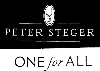 PETER STEGER ONE FOR ALL logo