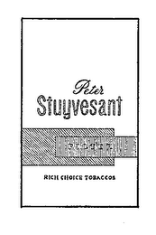 PETER STUYVESANT (PLUS OTHER NOTATIONS)