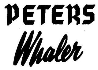 PETERS WHALER logo