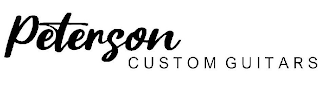 PETERSON CUSTOM GUITARS logo