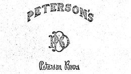 PETERSON'S PBO PETERSON BROS logo