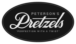 PETERSON'S PRETZELS "PERFECTION WITH A TWIST" logo