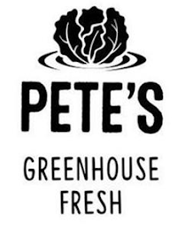 PETE'S GREENHOUSE FRESH logo