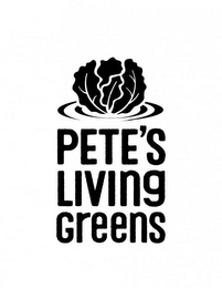 PETE'S LIVING GREENS logo