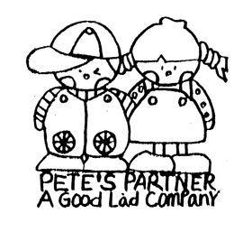 PETE'S PARTNER A GOOD LAD COMPANY logo
