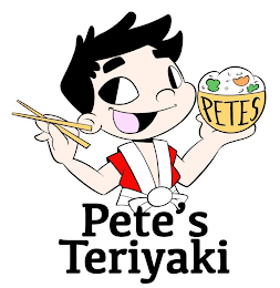 PETES PETE'S TERIYAKI logo