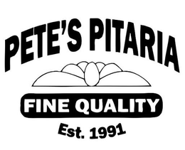 PETE'S PITARIA FINE QUALITY EST. 1991 logo