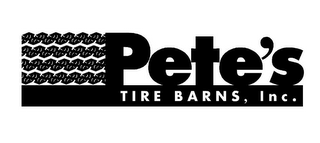 PETE'S TIRE BARNS, INC. logo