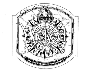 PETE'S WICKED LAGER AMERICA'S PREMIER MICROBREWERY logo