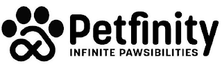 PETFINITY INFINITE PAWSIBILITIES logo