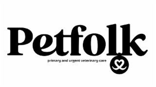 PETFOLK PRIMARY AND URGENT VETERINARY CARE logo