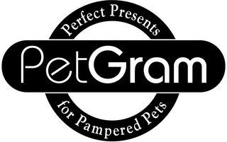 PETGRAM PERFECT PRESENTS FOR PAMPERED PETS logo