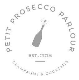 PETIT PROSECCO PARLOUR CHAMPAGNE & COCKTAILS EST. 2018 logo