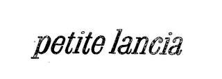 PETITE LANCIA logo