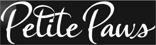 PETITE PAWS logo