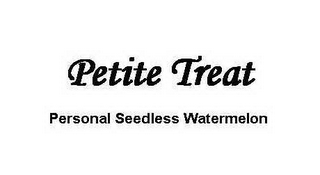 PETITE TREAT PERSONAL SEEDLESS WATERMELON logo