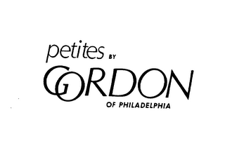 PETITES BY GORDON OF PHILADELPHIA logo