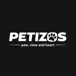 PETIZOS PAW, CLAW AND HEART logo